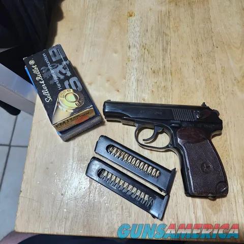 Bulgarian Makarov PM 9x18 Pistol with Two Magazines and 76 rounds of ammo