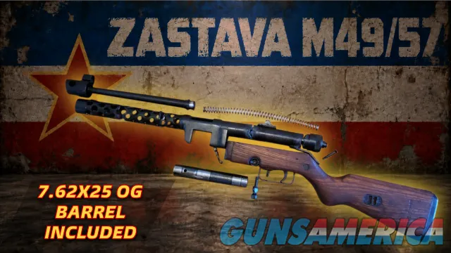 Yugo M49/57 SMG Parts Kit 7.62x25 Tok LI...