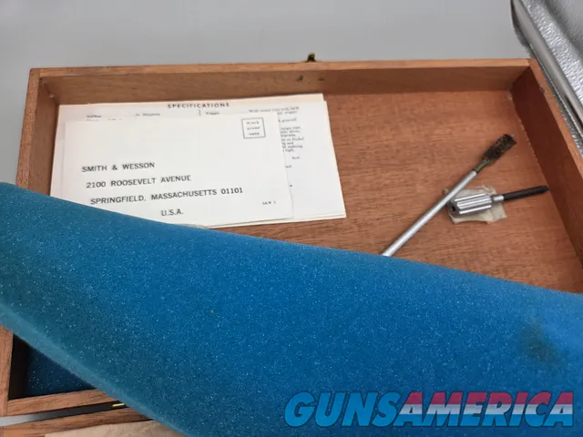 Smith & Wesson Model 57 .41 Mag 6in Nickel, Case, Unfired