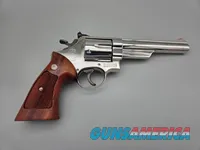 Smith & Wesson Model 57 .41 Mag 6in Nickel, Case, Unfired