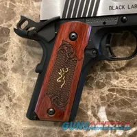 Browning 1911-380 Black Label Rosewood Handle with Case/Mags Never Fired