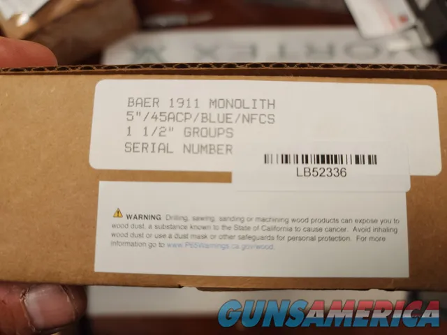 Les Baer Monolith .45 1.5" groups