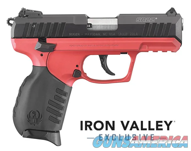 Ruger SR22 Iron Valley Exclusive Red .22...