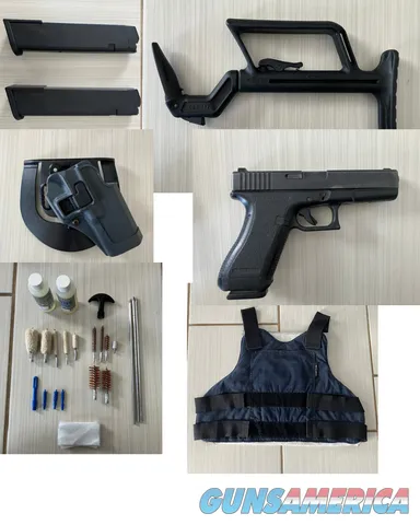 Glock 17 9mm bundle (w/ hard case, vest,...