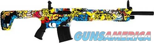 Tokarev TAR 12 Semi-Automatic Shotgun 12 Gauge 3" Chamber 18.5" Barrel (1)-5Rd Magazine Flip-up Sights Urban Camouflage Finis