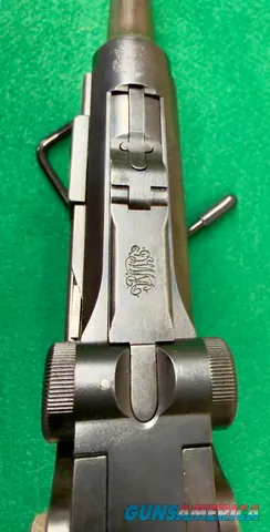1906 DWM American Eagle Luger – All Matching #s – Grip Safety – Original Wood-Base Mag SN 46586 – VG / Fine Bore
