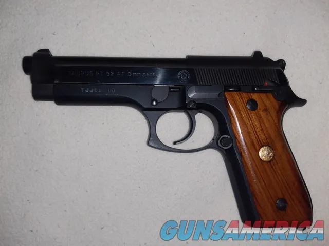 Taurus PT 92 AF 9mm DA/SA Pistol with Wood Grips