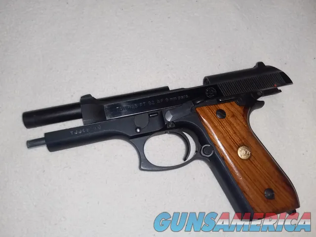 Taurus PT 92 AF 9mm DA/SA Pistol with Wood Grips