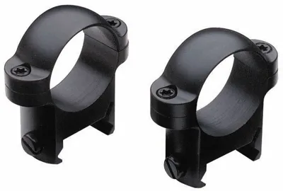 Burris ZEE RINGS 1'' MEDIUM STEEL RINGS GLOSS BLACK