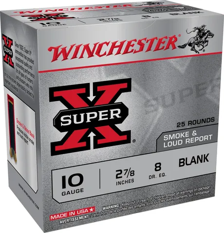 Ammo XBP10W Super X Blank 10 Gauge 2.87"...
