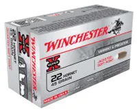 Winchester Ammo X22H1 Super X 22Hornet 45gr Jacketed Soft Point 50 Per Box/10 Case