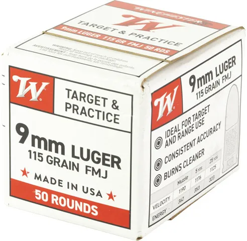 Winchester Repeating Arms USA White 9mm ...