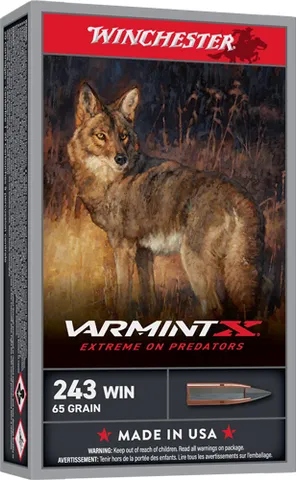 WINCHESTER VARMINT-XP 243 WIN 65GR EXTRE...