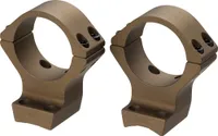 BG X-LOCK MOUNTS 30MM HIGH 2-PC BURNT BRONZE FOR X-BOLT