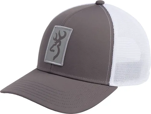 BG CAP BEACON LOGO GRAY W/ RECTANGLE PAT...