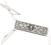 BROWNING KNIFE MORGAN FOLDER MULTI FUNCTION SCROLL ENGRAVED