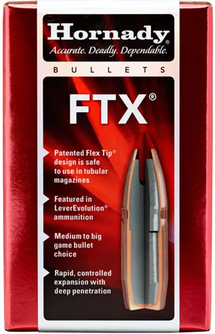 HORNADY BULLETS 35 CAL .355 165GR FTX 35...