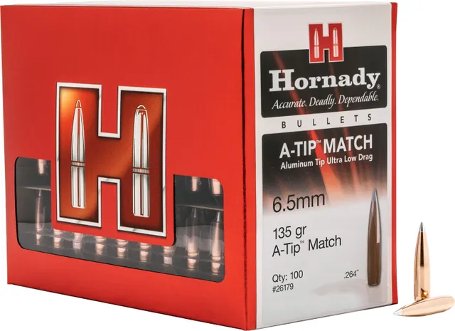 Hornady A-TIP MATCH 6.5MM CAL. (0.264'')...
