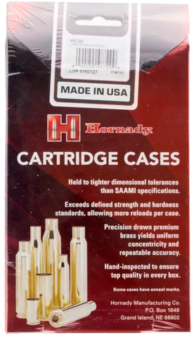 Hornady 8729 Unprimed Cases Cartridge 35...
