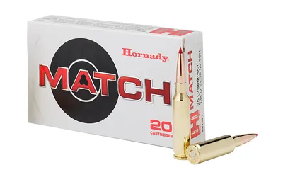 HORNADY MATCH AMMO 25 CREEDMOOR 134GR EL...