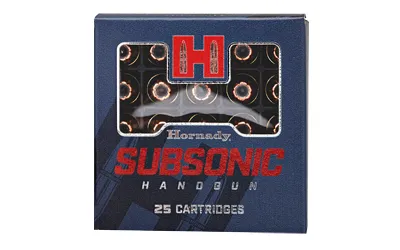 Hornady SubSonic 9mm 147 Gr XTP 25bx
