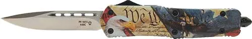 TEMPLAR KNIFE LARGE OTF EAGLE 3.5" SILVE...