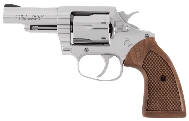 Colt Viper 3 in .357 Magnum 6 Rnd Stainless Walnut Revolver