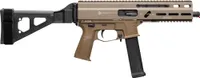 Grand Power Stribog SP10A3 Pistol - Black | 10mm | 8" Threaded Barrel | 20rd | SBT Brace