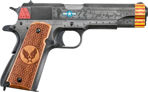 Red Tails 1911 WWII 45ACP 5"Bl/Wht/Grn 7...
