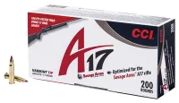 CCI Rimfire 17HMR 17Gr Varm Tip A17 200/Box