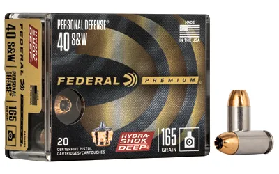 Federal Prem Hydra Shok Deep 40S&W 165Gr...