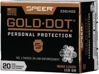 Speer Ammo SPR GOLD DOT 9MM 115GR GDHP