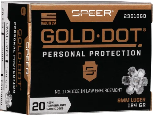 Speer SPEER 23618GD 9MM 124GDHP 20
