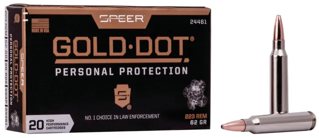 Speer 223 62gr Speer Gold Dot 20rd