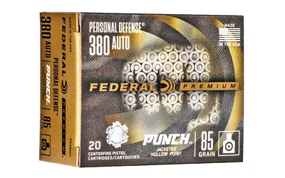 Federal FED 380ACP 85GR PUNCH JHP 20