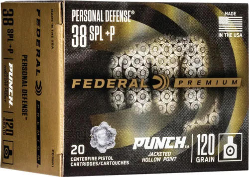 Federal FED 38SPL 120GR PUNCH JHP 20