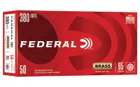 C38095A 380 ACP 95 gr Full Metal Jacket 50 Per Box