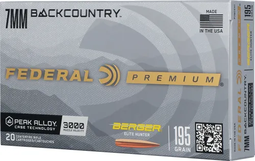 BACKCOUNTRY 7mm 195gr Berger Elite  20/Bx