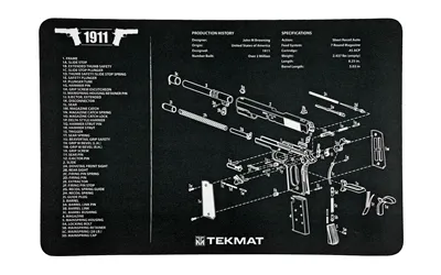 TekMat TEKMAT PISTOL GUN CLEANING MAT FO...