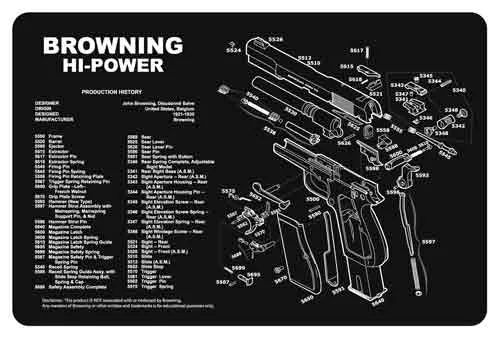 TEKMAT ARMORERS BENCH MAT 11"x17" BROWNI...