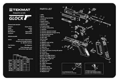 TekMat TEKMAT PISTOL GUN CLEANING MAT FO...
