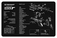 TekMat TEKMAT PISTOL MAT FOR GLOCK BLK