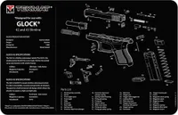 TekMat TEKMAT PISTOL GUN CLEANING MAT FOR GLOCK 42/43 BLACK