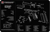 TekMat TEKMAT PISTOL GUN CLEANING MAT FOR GLOCK GEN 4 BLACK