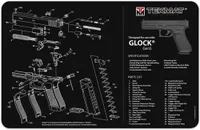 TekMat TEKMAT PISTOL GUN CLEANING MAT FOR GLOCK GEN5 BLACK