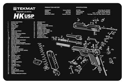 TEKMAT ARMORERS BENCH MAT 11"x17" HECKLE...