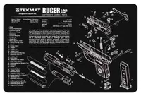 TekMat TEKMAT PISTOL MAT RUGER LCP BLK