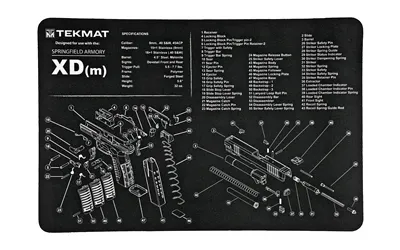 TekMat TEKMAT PISTOL MAT SPRNGFLD XDMDM ...