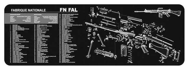 TEKMAT ARMORERS BENCH MAT 12"X36" FN-FAL