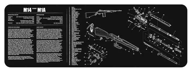 TEKMAT ARMORERS BENCH MAT 12"X36" M14/M1...